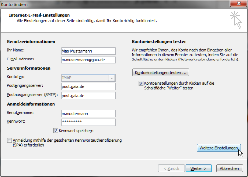 Abschalten von SSLv3 in Microsoft Outlook