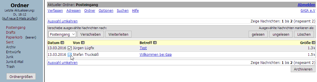 archivierung archivierung